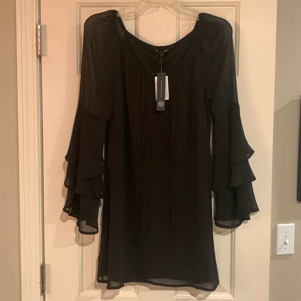 NWT Black cocktail mini dress